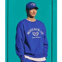 스파오 MONTAUK 자수 스웨트 셔츠 기모_SPMWD11C03