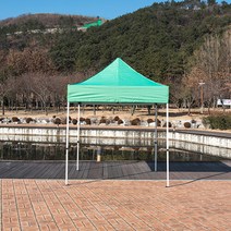 브랜드없음 프리미엄천막 2X2 함마톤 32mm골조 천막 야외 행사용천막 옥상, 선택완료, P천막 2X2/녹백