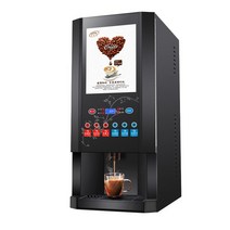 슬러시기계상업용 자동 인스턴트 커피 머신 음료 기계 따뜻한 것과 차가운 우유 차 뜨거운, 01 F603S