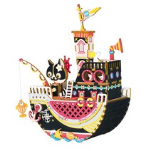 [영문판] 로보타임 오르골 ROBOTIME D.I.Y 뮤직 박스 AMD42 Fishing Kitty 낚시하는 고양이