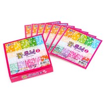 종이나라 양면 꽃무늬색종이 no.2 20개입 색종이 27653EA