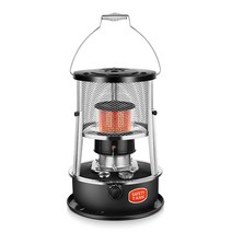 등유난로 석유 기름 캠핑용 난로, 001 레이크 블루 리프팅 모델 + 심지 보관 가