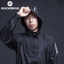 사이클복 자전거옷 Rockbros 사이클링 방수 자켓 남성 통기성 반사 후드 비옷 방수
