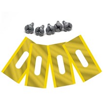 잔디깍기 전동 깎이 경운기 트리머 블레이드 잔디 깎는 기계 교체 커터 조각 허스크바나 자동차/정원 로봇, 02 30Pcs Golden