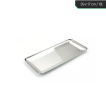 가정용 주방 사용편한 스테인레스 직사각접시 1호 샐러드 핑거푸드