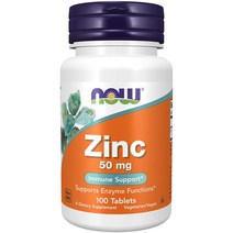 나우푸드 아연 50mg 타블렛, 100개입, 4개