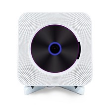 새로운 2세대 벽걸이 CD 플레이어 블루투스 영어 가정용 휴대용 음반 cd 플레이어, 화이트
