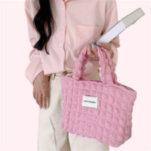 구름백미니 가벼운토트백 사각 여성손가방 퀼팅백