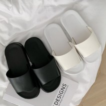 커플슬리퍼 무지 남여공용샌 달 캐주얼샌들 여름쪼리 버클