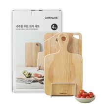 락앤락 내구성이 좋은 네추럴한 우든도마, 1세트