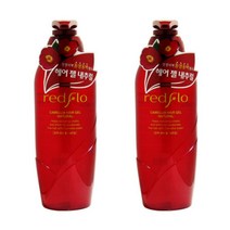 꽃을든남자 레드플로 동백헤어젤 내추럴500ml 헤어젤, 8개, 500ml