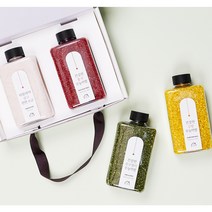 [고급선물박스] 소금공장 소금 잡곡 무농약쌀 깨 천일염 핑크소금 설탕 2조세트 돌답례품 웨딩답례품 결혼 답례품 조문답례품 추천, 핑크소금+홍국 쌀
