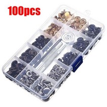 불박기 가죽 공예 불박 도장 기계 제작 인쇄 12.5mm 스냅 패스너 키트 금속 단추 스 터 드 4 설치 도구 옷 자 켓에 대 한 색, 100 pcs