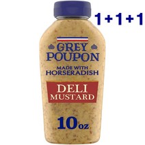 (미국) 1+1+1 그레이포폰 델리 머스타드 283g 총3팩 Grey Poupon Deli Mustard