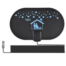 공청안테나 디지털tv안테나 tv안테나 (에서 선박 us) DVB-T2 HD 4K 디지털 TV 안테나 hdmi 신호 증폭기 hdt, 02 Antenna only