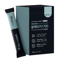 온리바이오 블랙마카1700 흑마늘 아르기닌 피로회복, 30포