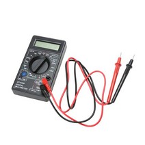 DT-830B LCD 디지털 멀티 미터 750/1000V 프로브 전압계 테스터, 01 DT-830B Black