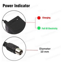 CE ROHS 54.6V 4A 스마트 리튬 배터리 충전기 13S 48V Lipo 리튬 이온 배터리 전기 자전거 전원 도구 냉각 팬, 05 RCA_03 UK