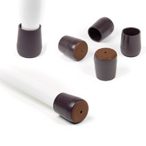 체어서퍼 먼지가 달라붙지 않는 의자발커버 원형 XS (허용범위 1.27cm~1.37cm), 16개입 (의자4개용)