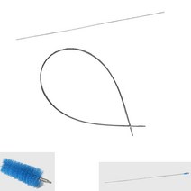 긴파이프 배관 청소솔 스텐 길이 연장로드 노즐청소솔 배수구 간편청소 가성비, 빨강 80 파이 1.5M