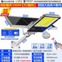 led 야외 정원 방수 조명 태양광 가로등 야외등 정원등 고출력 3000W 초광량 6m 농촌공사 감지 led 조명, 09 업그레이드 팝업1000W★850수입산 구슬