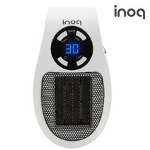 이노크아든 플러그인 초강력 PTC 미니 온풍기 IA-WH500W, 블랙앤화이트