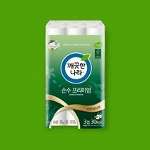 [KT알파쇼핑]깨끗한나라 순수프리미엄 25미터 30롤 1팩, 선택옵션:25미터30롤1P