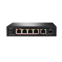이지넷유비쿼터스 4포트 기가POE스위치+1TP 1SFP NEXT POE7006SFP-TP 스위칭허브
