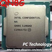 I7-8700K 인텔 코어 프로세서 i7 8700K ES 버전 CPU QN8G 3.2Ghz 6 오버 클럭킹/호환성 잘 가능, 한개옵션0