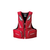 시마노 (SHIMANO) 라이프 재킷 구명조끼 NEXUS 플로팅 베스트 VF-142Q 레드 L
