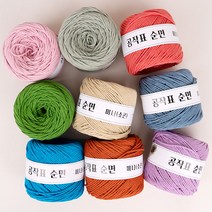니트러브 공작표 순면 색사 24합 미니(소콘) 200, 금사