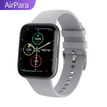 스마트 워치 호환 2022 남성 여성 smartwatch ip68 방수 시계 스포츠 피트니스 팔찌 혈압 심박수 모니터링, 회색