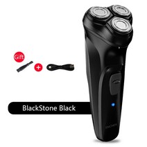 청소년 고등학생 전기 면도기 수염정리기 가성비 enchen blackstone electric face shaver razor for men 3d 플로팅 블레이드 워셔블 usb, 협력사, 검은 색