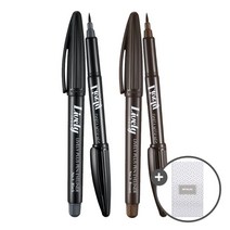 입큰 입큰 라이블리 플러스펜 아이라이너 2개+화장솜 80매, 블랙+블랙