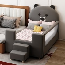 애기침대 아기범퍼침대 3면 4면 수납장침대 초등학생침대 어린이침대, 3면150x60 +메트