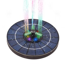 Tomshine 태양광 분수 펌프 360도 회전 led 조명, 1개