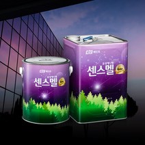 KCC 에나멜 / 센스멜골드(반광)-흑색 1L