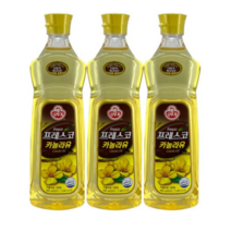 오뚜기 프레스코 카놀라유 500ml 3개
