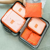 여행용 소니도매 6종세트 여행가방 캐리어짐정리 파우치 정리정돈 여 캐리어정리 여행용캐리어 여행용가방, 와인