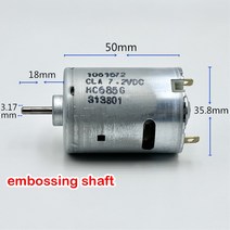 JOHNSON-545 모터 DC 3.7V-7.4V 23500RPM 고속 냉각 팬 카본 브러시 장난감 모델 전기 핸드 드릴 송풍기 브러시리스