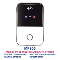 무선 라우터 허브 네트워크 전산 장비 4G Mifi Wifi 신호 증폭기 핫스팟 야외 자동차 모바일 와이파이 브, 02 MF903
