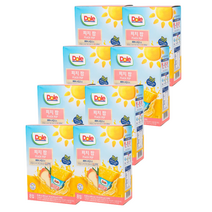 dole 돌 피치팝 8 x 8 복숭아 팝 주스 쥬스, 피치팝 - 62ml x 8개 x 8박스