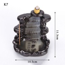 의자 목발 노인 네발 사발 명아주 지팡이 나무 걷기보조기구 1pc 10 스타일 타워 향 세라믹 버너 향수 홀더 향 버너 홈 오피스 찻집 크리 에이 티브 장식, 호박색