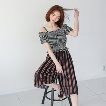 웰핑 편안함에 반할걸 통바지 빅사이즈바지 플리츠 밴딩바지 7부