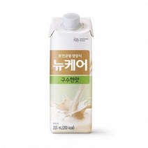 웰라이프 영양보충 대상웰라이프 뉴케어 구수한맛 200ml x 30팩 (CS캡) 고단백 간식 노인식 영양균형식 체중조절, 11set