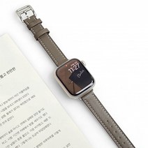 엔터콘 애플워치 8 7 SE 2 6 5 호환 초 슬림 가죽 스트랩 아뜰라주 프리미엄 싱글투어, 49 45 44 42mm_화이트