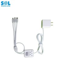 포스기 키오스크 공유 벽 휴대 전화 충전기 케이블 임대 어댑터 호텔 룸 바 카페 숍, 한개옵션0