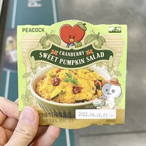 피코크 BT21 크랜베리단호박샐러드 110g x 2개, 종이박스포장