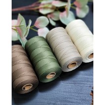 2.0mm 150g 무광 폴리에스터 팔찌 매듭끈 솔리드 컬러 여름실 팔찌끈 팔찌매듭실, 25. Beige