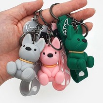 도그키링 4000 5개 키링선물 가방키링 남자키링 열쇠고리선물 열쇠고리, 02)핑크